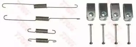 Монтажний набір гальмівної колодки ISUZU D-MAX II, D-MAX III MITSUBISHI L200 / TRITON, PAJERO SPORT II 1.9D-3.5 11.05 TRW SFK432