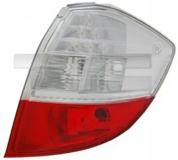 Ліхтар задній Прав (LED, колір повороту білий, колір скла червон) HONDA JAZZ III 07.08-01.11 TYC 1111551062