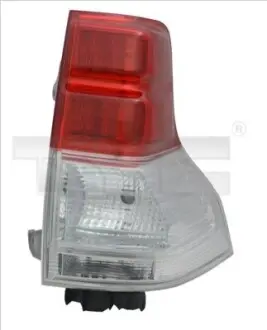 Ліхтар задній Лів (LED, колір повороту білий, колір скла червон) TOYOTA LAND CRUISER PRADO J15 08.09-08.13 TYC 1111722012