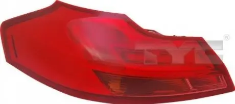 Ліхтар задній Лів (колір повороту червоний, колір скла червон) OPEL INSIGNIA A Універсал 07.08-05.13 TYC 1111802012