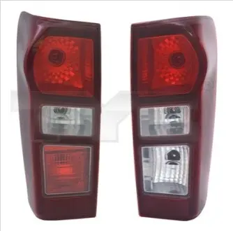 Ліхтар задній Лів (колір скла сірий, із проводкою) ISUZU D-MAX RG, D-MAX RT 06.12 TYC 1112140152