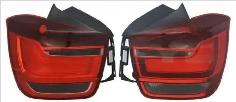Ліхтар задній Прав (LED, колір повороту білий, колір скла червон) BMW 1 F20, F21 Хетчбек 11.10-03.15 TYC 1112245062