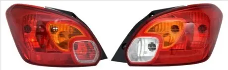 Ліхтар задній Прав (P21/5W/P21W, із проводкою) MITSUBISHI SPACE STAR HB 04.12-03.16 TYC 1112781052