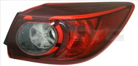 Ліхтар задній Лів (зовнішн, W21/5W/WY21W) MAZDA 3 BM Хетчбек 09.13-02.17 TYC 1114096052