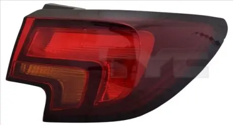 Ліхтар задній Прав (зовнішн, P21W/W16W) OPEL ASTRA K Хетчбек 06.15-10.19 TYC 1114117012