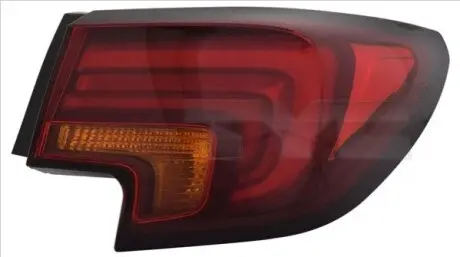 Ліхтар задній Лів (зовнішн, LED, колір повороту помаранчевий) OPEL ASTRA K Хетчбек 06.15-10.19 TYC 1114120062
