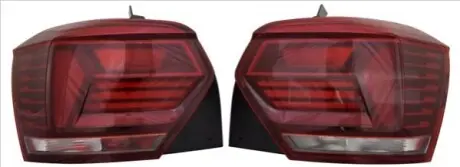 Ліхтар задній Лів (колір скла червон) VW POLO VI AW 09.17-12.20 TYC 1114644012