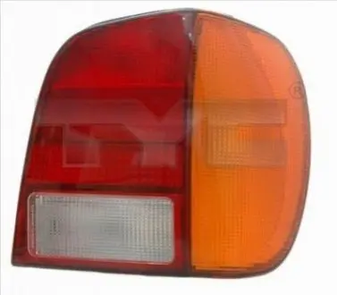 Ліхтар задній Лів (колір повороту помаранчевий, колір скла червон) VW POLO III 6N1 Хетчбек 10.94-10.99 TYC 115016012