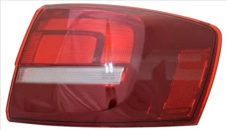 Ліхтар задній Прав (зовнішн, P21/5W/P21W, колір скла сірий) VW JETTA IV 09.14-01.18 TYC 116783219