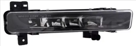 Протитуманна фара передн Прав (LED, вставка чорна) BMW 5 G30, G31, G38, F90, 6 GRAN TURISMO G32 02.17 TYC 1915251009