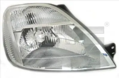 Фара Прав (H4, електричн, з мотором, колір відбивача: хром) FORD FIESTA V 11.01-03.05 TYC 200055052