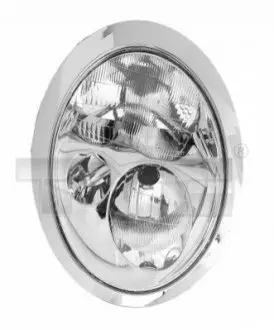 Фара Лів (H7/H7, електричн, з мотором, колір відбивача: хром) MINI ONE / COOPER R50, R52, R53 06.01-08.04 TYC 200316059
