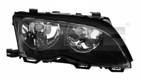 Фара Лів (H7/H7, електричн, з мотором, колір відбивача: чорн) BMW 3 E46 06.01-12.07 TYC 200322012 Купити в Україні