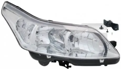Фара Лів (H1/H7, електричн, з мотором, колір відбивача: хром/чорн) CITROEN C4 I 11.04-12.10 TYC 200664152
