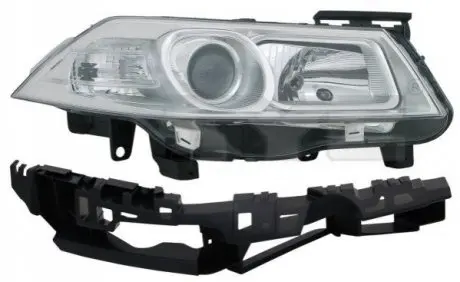 Фара Прав (H1/H7, електричн, з мотором, колір відбивача: срібн) RENAULT MEGANE II 01.06-12.09 TYC 201071252
