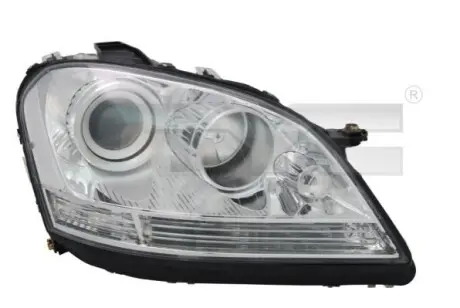 Фара Прав (H7/H7, електричн, з мотором, колір відбивача: хром) MERCEDES M/ML-KLASA W164 07.05-11.08 TYC 2011421052