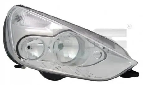 Фара Прав (H1/H7, електричн, з мотором, колір відбивача: хром) FORD GALAXY MK2, S-MAX WA6 05.06-06.15 TYC 2011503052