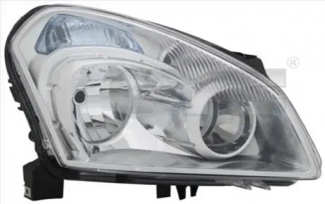 Фара Прав (H7/H7, електричн, з мотором) NISSAN QASHQAI I J10 11.06-04.10 TYC 2011571152