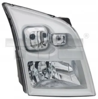 Фара Лів (H4, електричн, з мотором, колір відбивача: хром) FORD TRANSIT V FL 04.06-08.13 TYC 2011736052