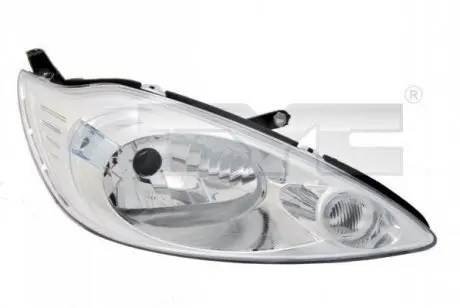 Фара Лів (H4, електричн, з мотором, колір відбивача: хром) FORD KA 10.08-05.16 TYC 2011780052