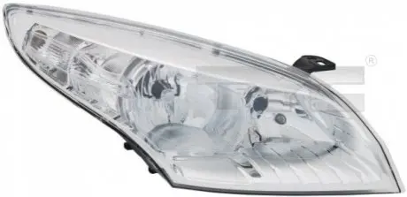 Фара Лів (H7/H7/P21W, електричн, з мотором, колір відбивача: хром) RENAULT MEGANE III Ph I 11.08-04.12 TYC 2011876052