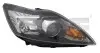 Фара Лів (H1/H7, електричн, з мотором, колір відбивача: чорн) FORD FOCUS II 02.08-09.12 TYC (2011942152) зображення 1