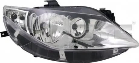 Фара Прав (H7/H7, електричн, з мотором, колір відбивача: хром) SEAT IBIZA IV 6J 03.08-03.12 TYC 2011971052