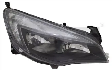 Фара Прав (H7/H7/W21, електричн, з мотором, колір відбивача: чорн) OPEL ASTRA J 09.12-04.18 TYC 2012189252 Купити в Україні