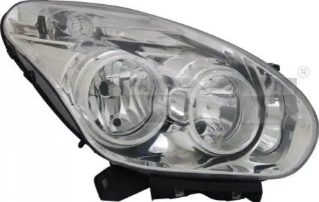 Фара Лів (H1/H7, електричн, з мотором, колір відбивача: хром) FIAT DOBLO II OPEL COMBO D 02.10-06.18 TYC 2012426052 Купити в Україні