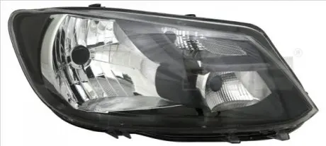 Фара Прав (H4/P21, електричн, з мотором, колір відбивача: чорн) VW CADDY III 08.10-05.15 TYC 2012473152 Купити в Україні