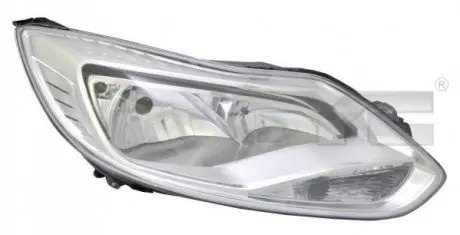 Фара Лів (H1/H7, електричн, з мотором, колір відбивача: хром) FORD FOCUS III 07.10-11.14 TYC 2012570052