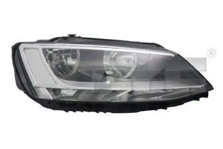 Фара Лів (H7/H7, електричн, з мотором, колір відбивача: чорн) VW JETTA IV 04.10-01.18 TYC 2012582052
