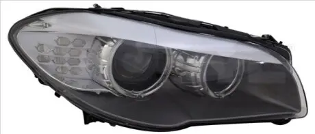 Фара Прав (D1S/LED, електричн, з мотором) BMW 5 F10, F11 12.09-06.13 TYC 2012777069