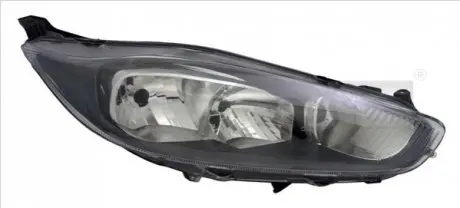 Фара Лів (H15/H7, електричн, з мотором, колір відбивача: чорн) FORD FIESTA VI 01.13-04.17 TYC 2014358052