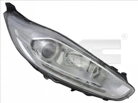 Фара Прав (H1/H7/LED, електричн, з мотором, колір відбивача: хром) FORD FIESTA VI 01.13-04.17 TYC 2014601062