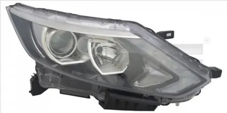 Фара Прав (H11/H7/LED, електричн, з мотором) NISSAN QASHQAI II J11 11.13-03.17 TYC 2014679062