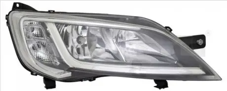 Фара Лів (H7/H7/W21, електричн, з мотором, колір відбивача: хром) CITROEN JUMPER II FIAT DUCATO PEUGEOT BOXER 06.14-12.17 TYC 2014776052 Купити в Україні