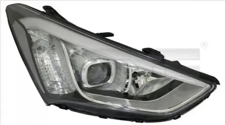 Фара лев (D3S/H7/LED, электрич, с мотором) HYUNDAI SANTA FE III DM 09.12-09.15 TYC 2014922162