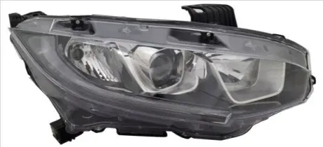 Фара Прав (H11/HB3/LED, електричн, з мотором) HONDA CIVIC X 12.15-12.18 TYC 2015263262