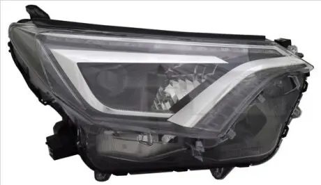 Фара Прав (LED, електричн, з мотором) TOYOTA RAV4 IV 02.16-10.18 TYC 2016163062