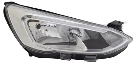 Фара Лів (H1/H7/LED, електричн, з мотором, колір відбивача: хром) FORD FOCUS IV 01.18-09.21 TYC 2016704069