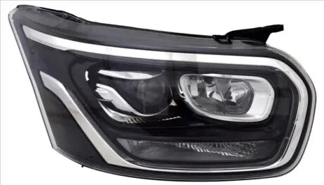 Фара Прав (D5S/H11/LED, електричн, з мотором, колір відбивача: чорн) FORD TRANSIT VI V363 FL 09.18 TYC 2019091062