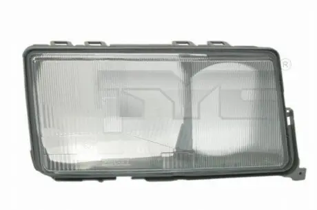 Скло фари без прокладки Прав MERCEDES 190 W201 10.82-08.93 TYC 203219LA2