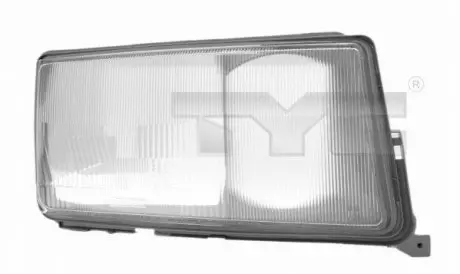 Скло фари з ущільненням Лів MERCEDES 190 W201 10.82-08.93 TYC 203220LA2