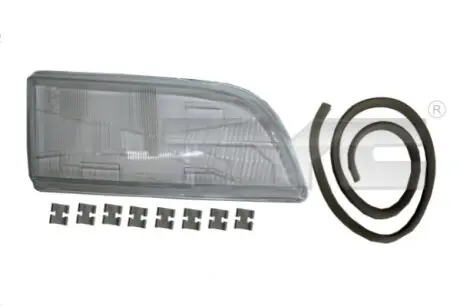 Скло фари з ущільненням Лів (H4) VOLVO S40 I, V40 07.95-07.00 TYC 203730LA1