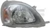 Фара Лів (H4, електричн, з мотором, колір відбивача: сірий) TOYOTA YARIS XP10 01.99-02.03 TYC (205730082) зображення 1