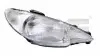 Фара Лів (H4, електричн, без мотора) PEUGEOT 206 09.98-02.03 TYC (205760282) зображення 1