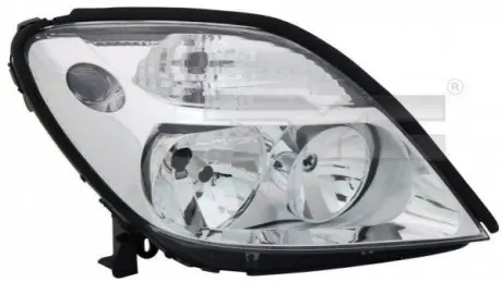 Фара Лів (H1/H7, електричн, без мотора, колір відбивача: хром) RENAULT SCENIC I 10.99-09.03 TYC 205974052