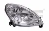 Фара Прав (H1/H7, електричн, з мотором, колір відбивача: хром) CITROEN XSARA 04.97-08.05 TYC (206257252) зображення 1