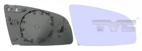 Скло дзеркала (з підігрівом) Audi A3 03-13/A4 00-09/A6 05-11 (L) (170x155) TYC 30200351